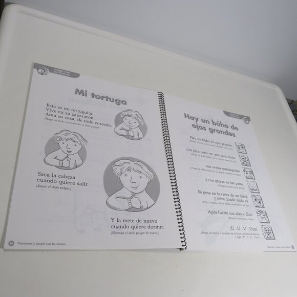 (4) Songs & Finger Plays Books ENG/SPANISH on some books SPIRAL BOUND - Picture 6 of 14